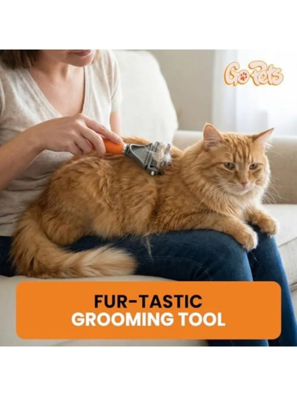 2-in-1 Deshedding & Dematting Grooming Brush for Dogs & Cats - Pet Care Tool